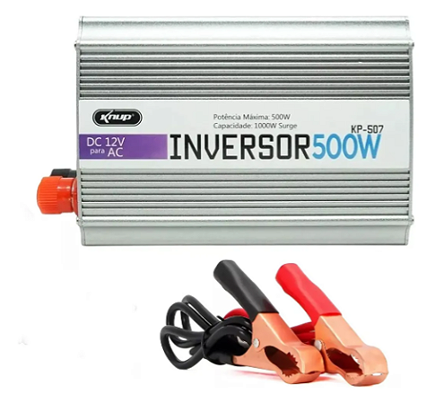 Inversor De Tensão Eletrico Estático 500w 110v 12v Knup Kp507