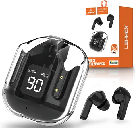 Fone Sem Fio Bluetooth Com Abafador Lehmox Lefap06