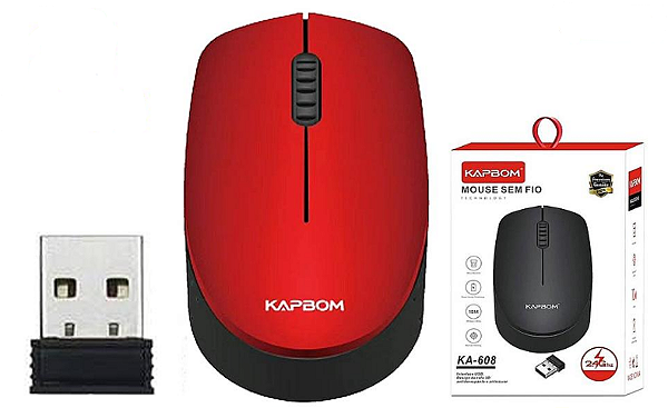 Mouse Sem Fio 2.4ghz Kapbom Ka608