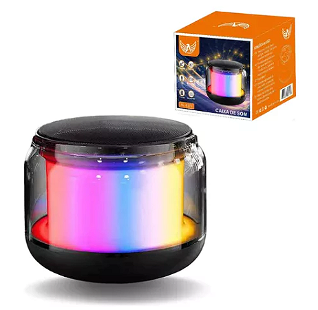 Caixa De Som 3w Rgb Altomex Al8370