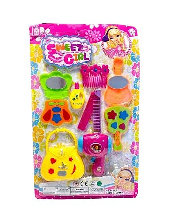 Conjunto Acessórios de Beleza Infantil Tkab4253