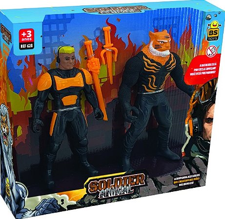 Brinquedo Soldier Animal Bs Toys