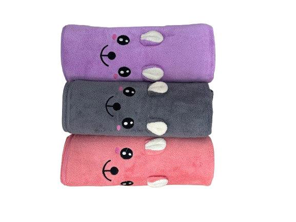 Toalha De Banho Infantil 70cm x 140cm Shy07