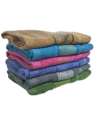 Toalha De Banho 50% Algodão 50% Poliéster 70cm x 140cm 10y01