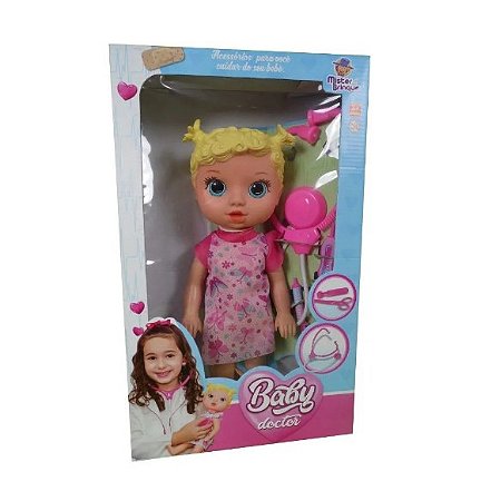 Boneca Baby Doctor Mister Brinque