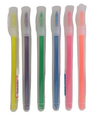 Kit Marca-Texto Slim Neon 6 Unid. Futuro Fo272267