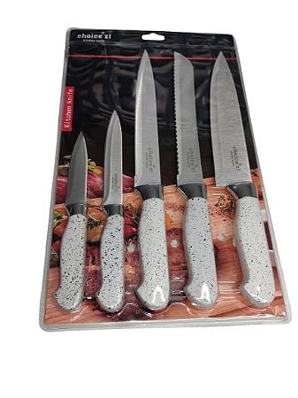 Conjunto De Facas 5 Unid. Inox