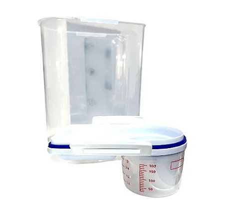 Pote Hermético Armazenamento + Copo Medidor Bmax Bmf1116