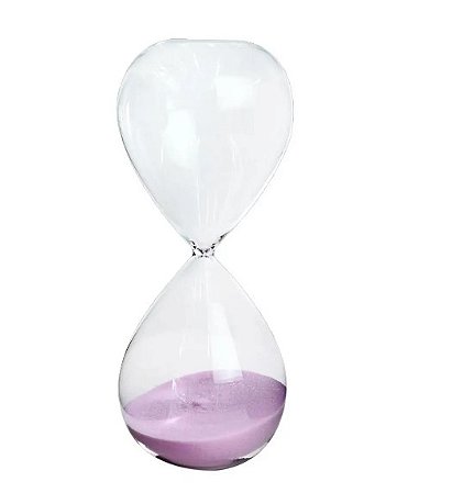 Ampulheta De Vidro 20cm 30min. Charti