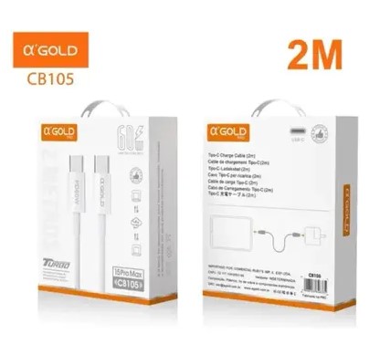 Cabo Tpc x Tpc 2m Turbo 60w Agold Cb105