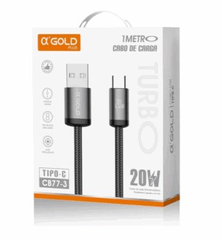 Cabo Tpc 1m Turbo 20w Agold Cb773