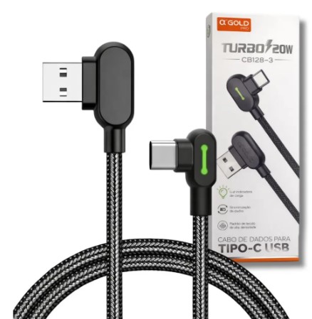 Cabo Tpc 1m Turbo 20w Agold Cb1283