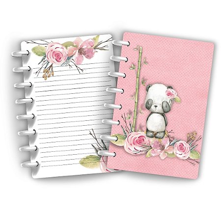Caderno de discos Panda