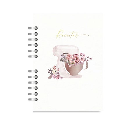 Caderno de Receitas Branco