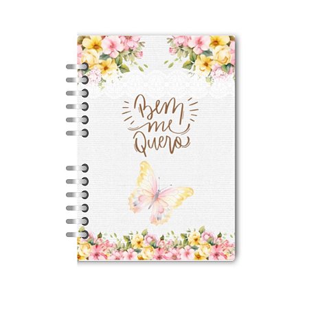 Caderno Bem me quero Borboleta
