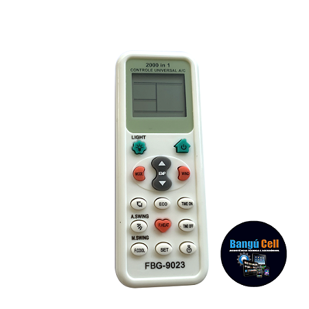 9023 CONTROLE COMPATÍVEL C AR CONDICIONADO UNIVERSAL
