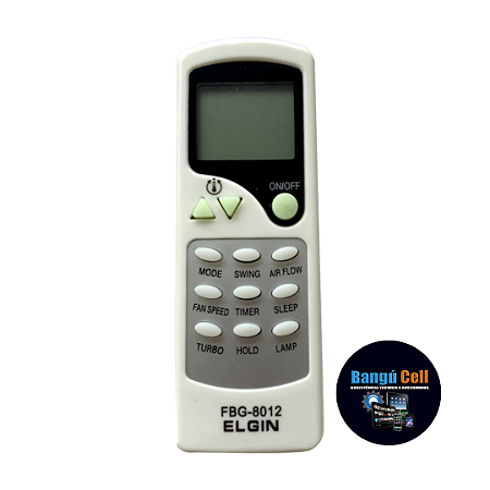 8012 CONTROLE AR CONDICIONADO COMPATÍVEL C/ ELGIN