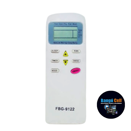 9122 CONTROLE COMPATÍVEL C/ AR CONDICIONADO ELGIN