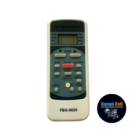 9020 CONTROLE COMPATÍVEL C/ AR CONDICIONADO MIDEA