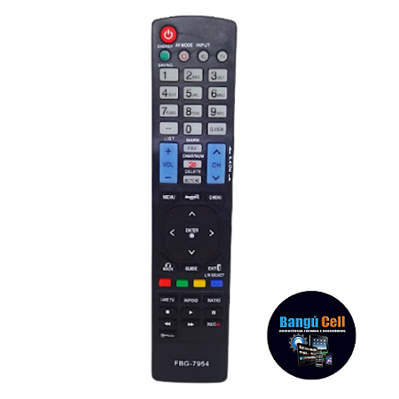 7954 CONTROLE LED COMPATÍVEL C/ LG 3D