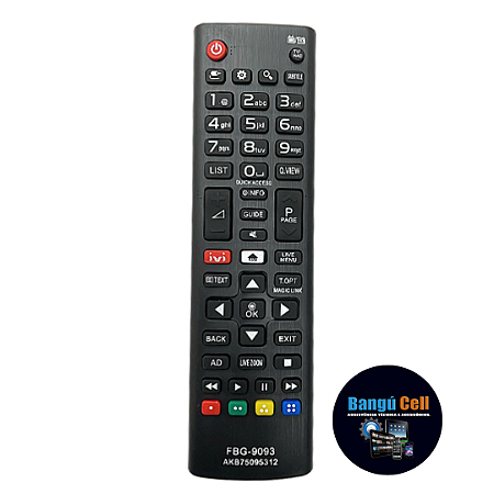 9093 CONTROLE SMART COMPATÍVEL C/ LG C/IVI