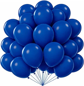 Balão Azul Cobalto 7 Polegadas c/50 - São Roque