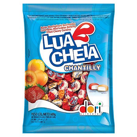 Bala Lua Cheia 600G Chantilly Dori