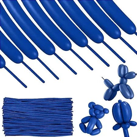 BALAO CANUDO AZUL 260 C/25 - PIC PIC
