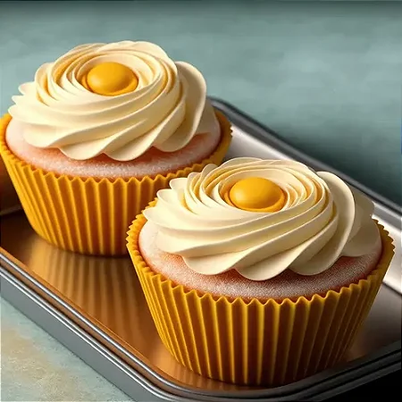 Forminha de Cupcake c/45 Amarela - Bax