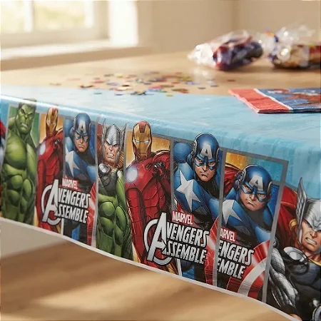 Toalha Mesa Avengers Animated - Regina