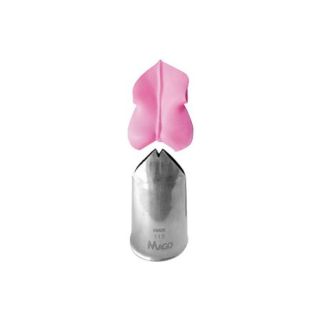 BICO PARA CONFEITAR FOLHA 115 INOX GRANDE - MAGO