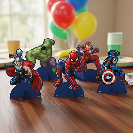 Decoração Mesa Avengers Animated - Regina
