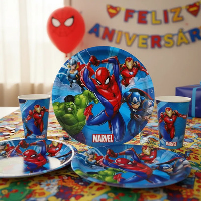 Prato 18cm Avengers Animated com 8 Regina