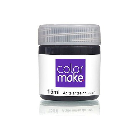 Tinta Facial Liquida 15Ml Preta Colormake