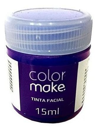Tinta Facial Liquida 15Ml Roxa Colormake
