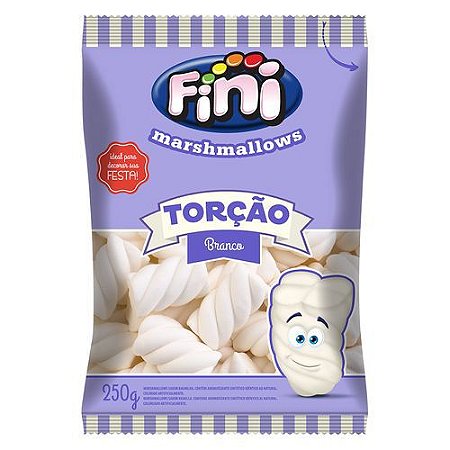 Marshmallow Torção Branco 250g Fini