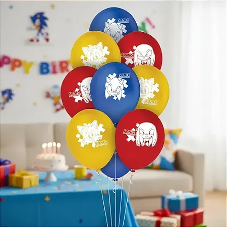 Balão 9" Sonic c/25 - Regina
