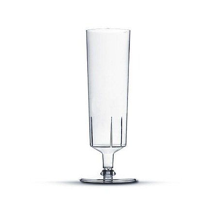 TAÇA CHAMPANHE C/5 CRISTAL - PLASTILÂNIA
