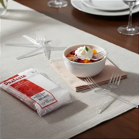 Garfo Sobremesa Cristal c/50 - Prafesta