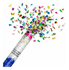 LANÇA CONFETE 30CM PICADO METALIZADO COLORIDO - SILVER FESTAS