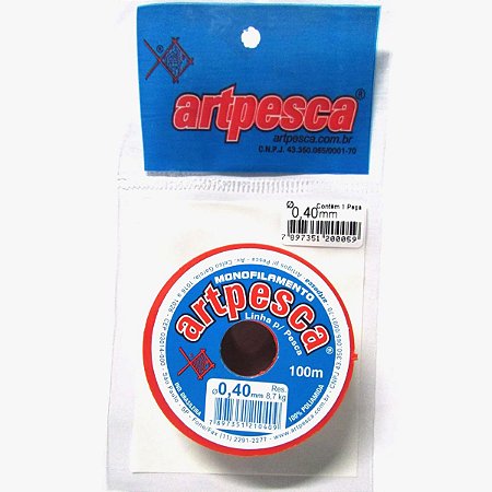 Linha Pesca 40 Branca Artpesca