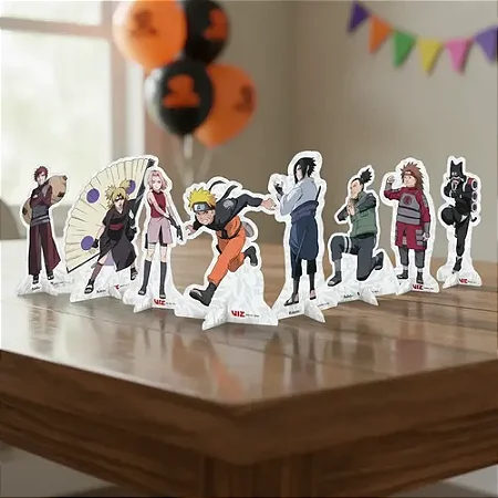 Decoracao Mesa Naruto C/8 - Festcolor