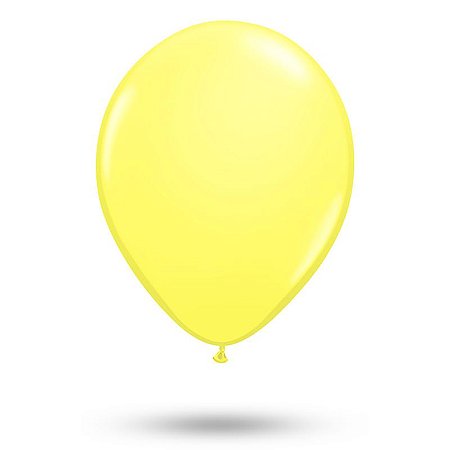 BALAO AMARELO NEON 9 POLEGADAS C/25 - SAO ROQUE
