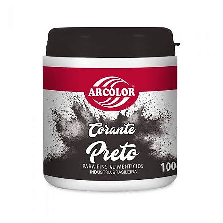 Corante Po 100G Preto - Arcolor