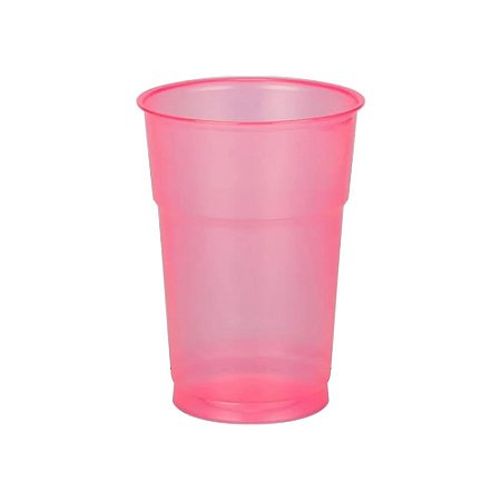 Copo Neon Rosa 300ml C/50 Copaza