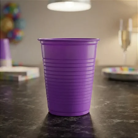 Copo 200ml Roxo c/50 - Trik Trik