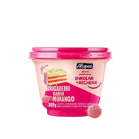 Pote Doce 380G Brigadeiro Morango Alispec