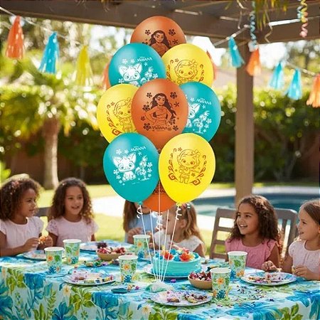 Balão 9" Moana c/25 - Regina