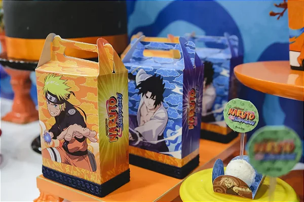 Caixa Surpresa Naruto C/8 - Festcolor