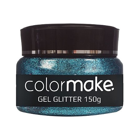 Gel Glitter 150G Azul Colormake